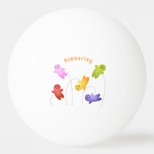 Balle De Ping Pong Jolie gelée bébés bonbons bonbons dessin animé