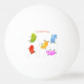 Balle De Ping Pong Jolie jellybeans bondissant dessin animé (Dos)