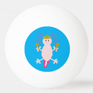 Balle De Ping Pong Jour de l'Axolotl mexicain mort