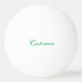 Balle De Ping Pong Jour de Saint Patrick (Dos)