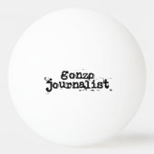 Balle De Ping Pong Journaliste Gonzo (Dos)
