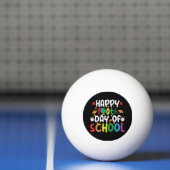 Balle De Ping Pong Joyeux 100e jour d'école enseignant élève (Filet)