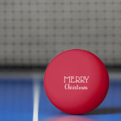 Balle De Ping Pong Joyeux Noël (Filet)