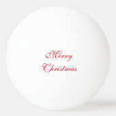 Balle De Ping Pong Joyeux Noël de sirène (Dos)