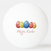 Balle De Ping Pong Joyeux oeufs de Pâques  (Dos)