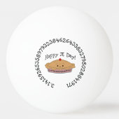 Balle De Ping Pong Joyeux Pi Day Pie (Dos)