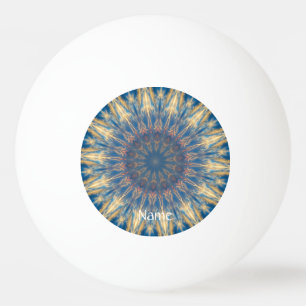 Balle De Ping Pong Kaleidoscope Tonnerre du Chakra Bleu_Cove