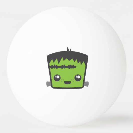 Balle De Ping Pong Kawaii Frankenstein Ping Pong Balls (Dos)