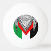 Balle De Ping Pong Keffiyeh Écharpe palestinienne tissu traditionnel (Devant)