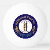 Balle De Ping Pong Kentucky : Drapeau d'État américain du Commonwealt (Devant)