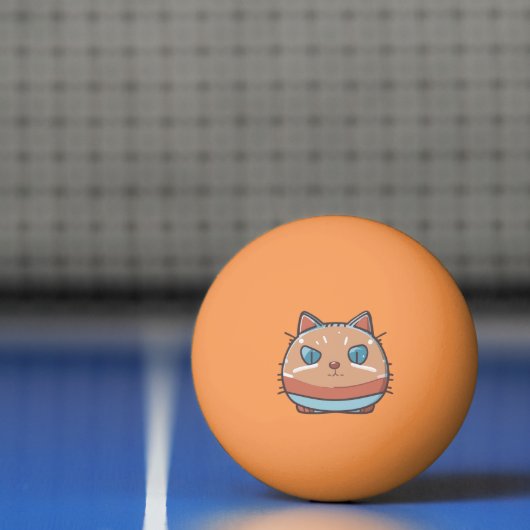 Balle De Ping Pong Kitty Cat (Filet)