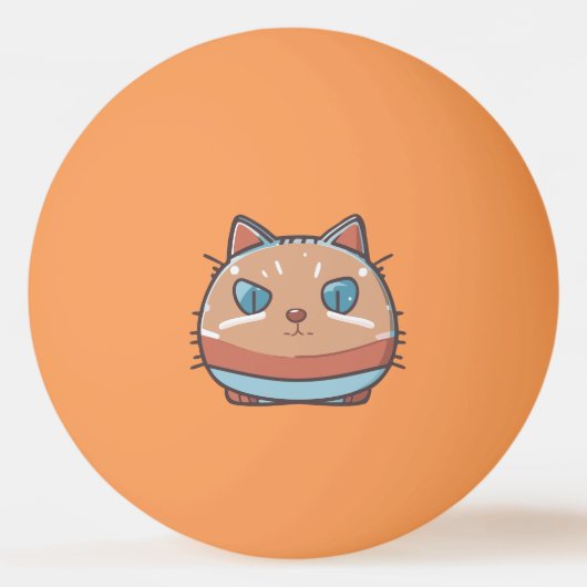 Balle De Ping Pong Kitty Cat (Devant)