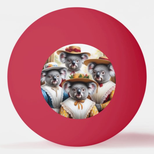 Balle De Ping Pong Koala Little Femmes (Devant)