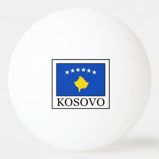 Balle De Ping Pong Kosovo (Devant)