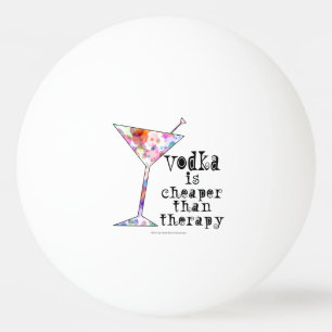 BALLE DE PING PONG - LA VODKA EST MOINS CHÈRE QUE