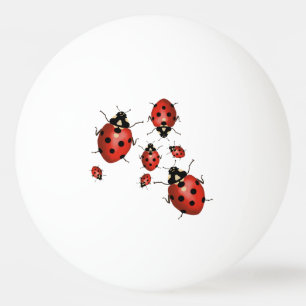 Balle De Ping Pong Ladybug
