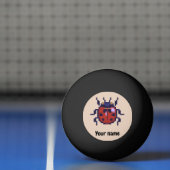 Balle De Ping Pong Ladybug, le meilleur animateur de pixels (Filet)