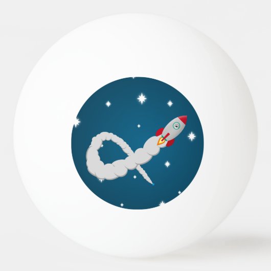 Balle De Ping Pong Lancement de fusées spatiales (Devant)