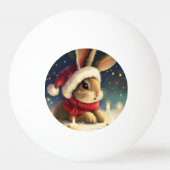 Balle De Ping Pong Lapin de Noël (4) (Dos)