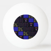 Balle De Ping Pong Le 4 juillet Patchwork Motif - le 4 juillet (Dos)