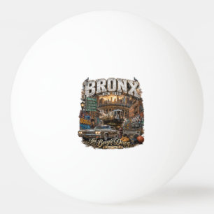 Balle De Ping Pong Le Bronx New York Boogie Down Collage Urbain