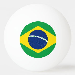 Balle De Ping Pong Le drapeau brésilien du Ping Pong Ball