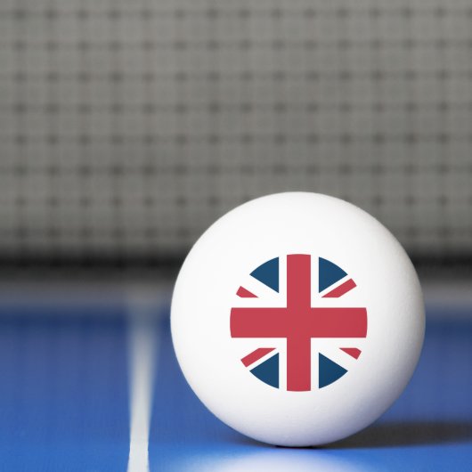 Balle De Ping Pong Le drapeau britannique Union Jack (Filet)