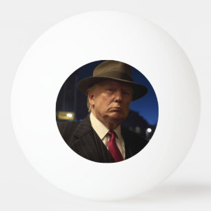Balle De Ping Pong Le président américain Donald Trump parrain