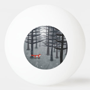 Balle De Ping Pong Le renard et la forêt
