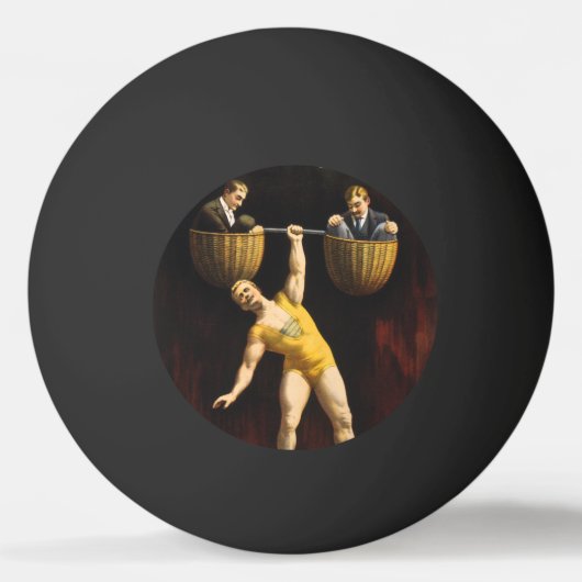 Balle De Ping Pong Le Sandow Eugen Sandow Vaudeville Weightlifter (Devant)
