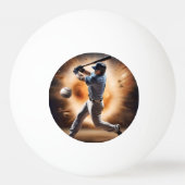 Balle De Ping Pong Le terrain de baseball Thunder, (Devant)