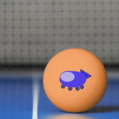 Balle De Ping Pong Le vaisseau spatial bleu (Filet)