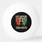 Balle De Ping Pong Le Yoga Aide à Vivre (Devant)