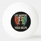 Balle De Ping Pong Le Yoga Aide à Vivre (Dos)