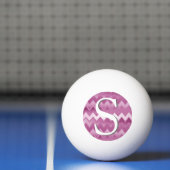 Balle De Ping Pong Le ZigZag simple - rose (Filet)