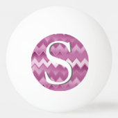 Balle De Ping Pong Le ZigZag simple - rose (Devant)