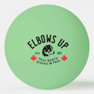 Balle De Ping Pong Les coudes en l'air ! Boules de ping-pong