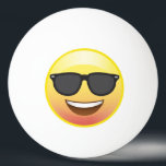 Balle De Ping Pong Les lunettes de soleil heureuses Emoji font face à<br><div class="desc">Amusement d'été,  havin un souffle.</div>