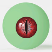 Balle De Ping Pong Les yeux rouges effrayants brillent dans les yeux (Devant)