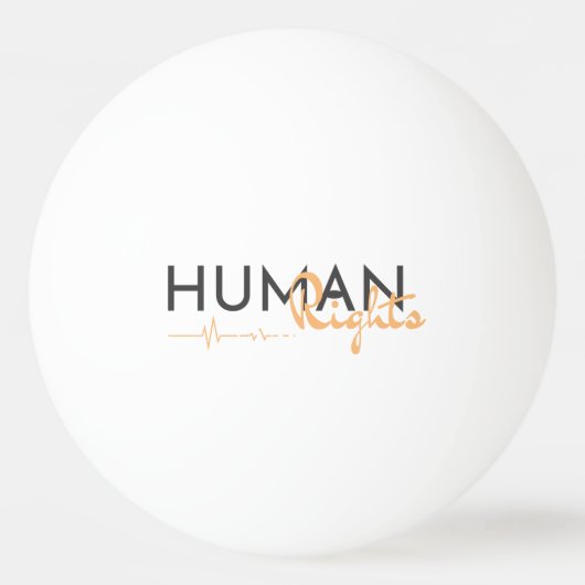 Balle De Ping Pong Lifeline to Human Rights (Devant)