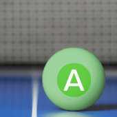 Balle De Ping Pong Lime vert couleur solide (Filet)