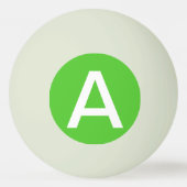 Balle De Ping Pong Lime vert couleur solide (Devant)