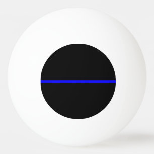 Balle De Ping Pong L'instruction Symbolic Thin Blue Line
