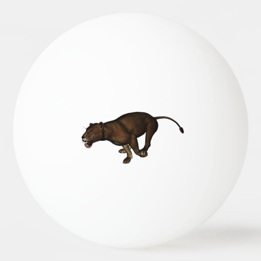 Balle De Ping Pong Lion (Devant)
