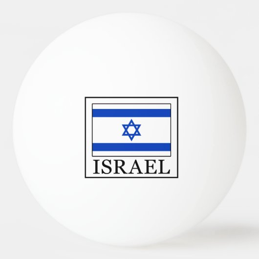 Balle De Ping Pong L'Israël (Devant)