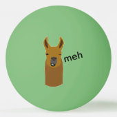 Balle De Ping Pong Llama Drôle Face (Dos)
