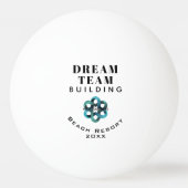 Balle De Ping Pong Logo de l'entreprise Dream Team Building (Dos)
