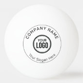 Balle De Ping Pong Logo Et Slogan Personnalisés Avec Promotions (Dos)