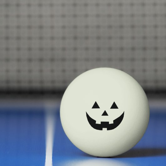 Balle De Ping Pong Lumière drôle Dans l'obscurité Jack-o'-lantern Hal (Filet)