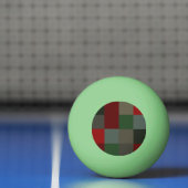 Balle De Ping Pong Luminosité de Noël en vert foncé (Filet)